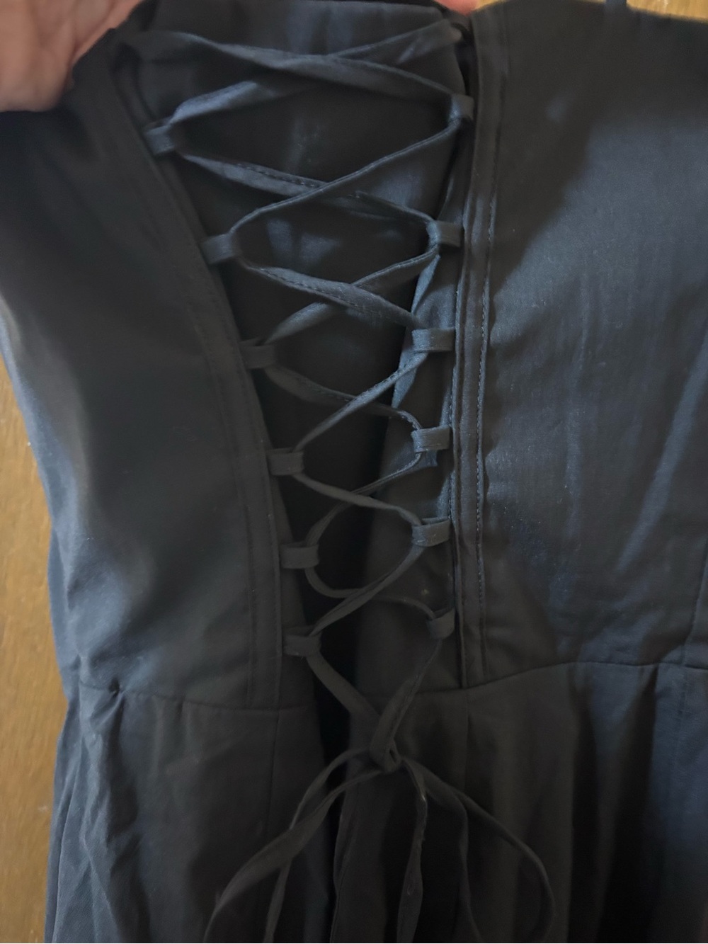 Babyboo Deanna Corset Midi Dress in Black - Picture 7 of 12
